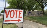 Vote sign.