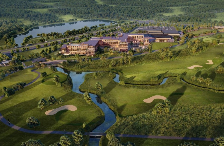 The Omni PGA Frisco Resort will open in spring 2023. (Rendering courtesy Omni Hotels & Resorts)
