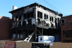 Fire damage caused the Red Pony to temporarily shut down its Main Street location in Franklin. (Wendy Sturges/Community Impact Newspaper)