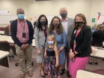 Photo of Holly Morris-Kuentz and communiity members