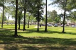 The city of Humble has been investing in improvements to its four parks, such as Schott Park. (Kelly Schafler/Community Impact Newspaper)