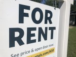 A sign advertises a property for rent in Austin on May 6. Local eviction orders remain in place through August 1 protecting most tenants from eviction. (Jack Flagler/Community Impact Newspaper)