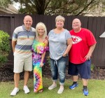Jess and Shannon Bonneau and Lucy and Travis Lamberton plan to open Lambeau's Sports Bar & Grill this summer. (Courtesy Lambeau's Sports Bar & Grill)