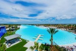 The beaches along the lagoon have been deepened, offering about triple the amount of beach area to accommodate an expected increase in visitors and still allow for social distancing. (Courtesy of Lago Mar)