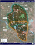 Hwy. 36A has not been approved as a project, so the route of the road has not been decided. However, this map shows the study area for the road. (Courtesy Highway 36A Coalition)