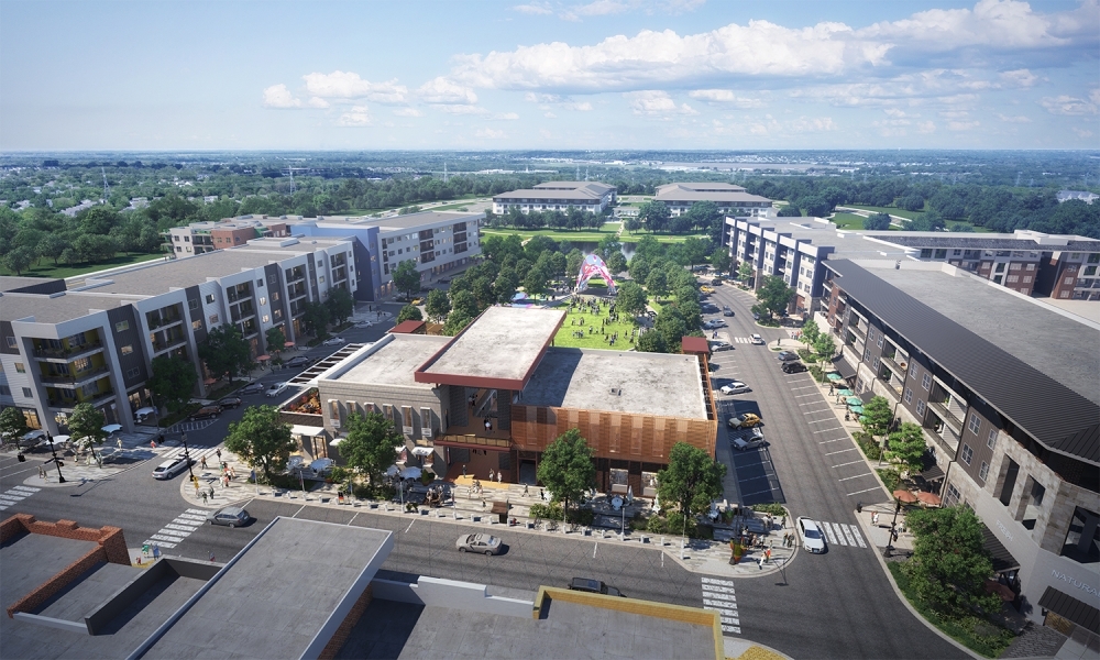 EastVillage, a more than $1 billion, 425-acre project in Northeast Austin, is set to break ground in early June. (Rendering courtesy Reger Holdings) 