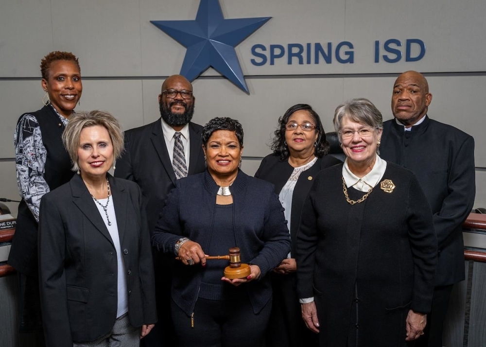 The Spring ISD board of trustees comprises (from top left to bottom right): Kelly P. Hodges, Winford Adams Jr., Justine Durant, Donald Davis, Jana Gonzales, Rhonda Newhouse and Deborah Jensen. (Courtesy of Spring ISD)