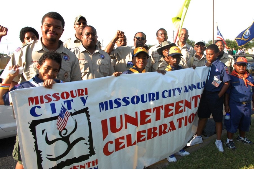 The Missouri City Juneteenth Celebration Foundation holds a number of events each year commemorating the holiday, including a parade and concert in the park. (Courtesy Missouri City Juneteenth Celebration Foundation)