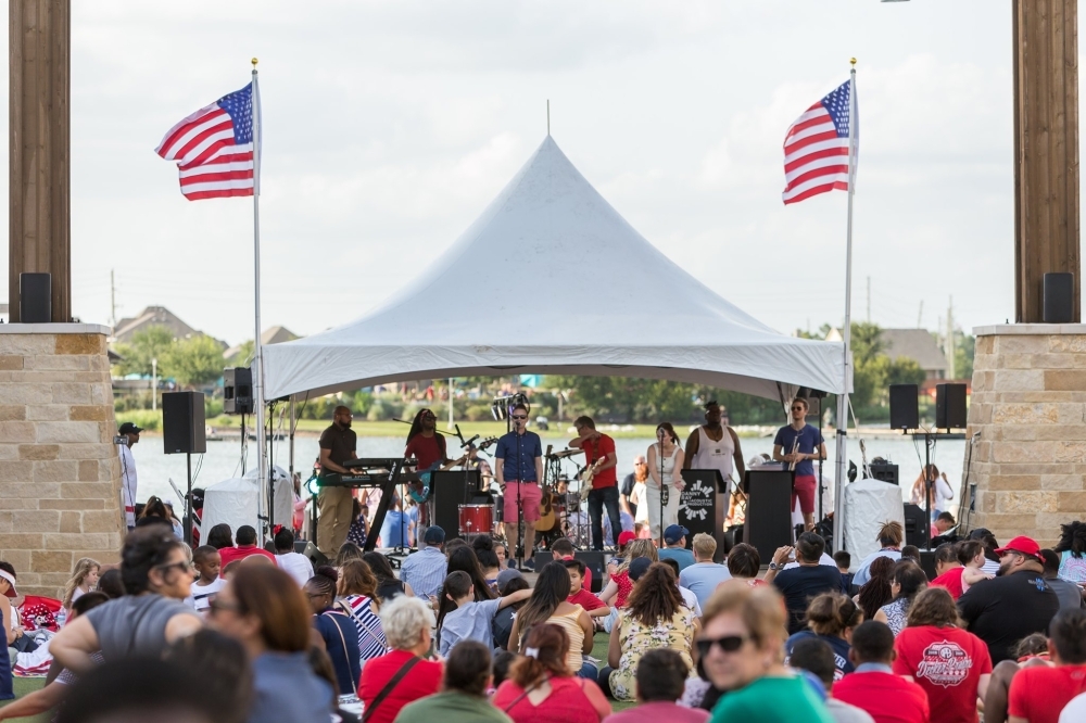 The Boardwalk at Towne Lake hosts an Independence Day celebration. (Courtesy Boardwalk at Towne Lake)