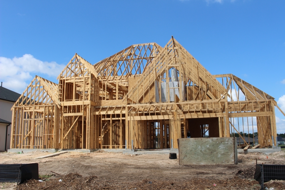Keith Luechtefeld, president of the Greater Houston Builders Association, said lumber cost increases have been the most notable of rising material costs in the past year. (Andrew Christman/Community Impact Newspaper)