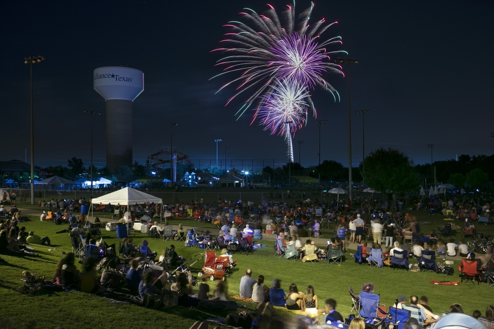 Fireworks will light up the sky over Roanoke Community Park July 3. (Courtesy city of Roanoke)