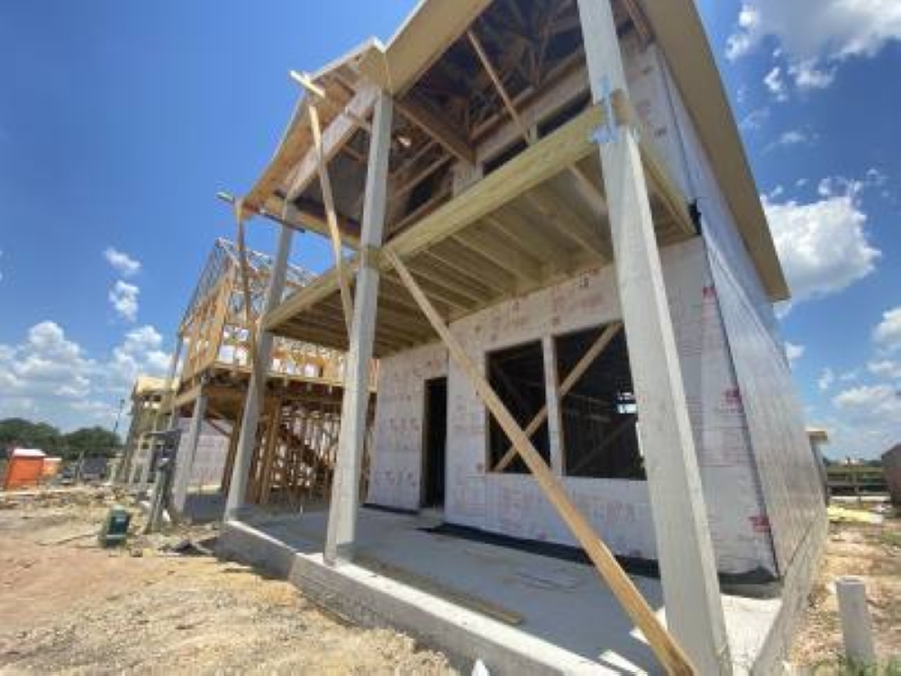 Construction has been ramping up in neighborhoods throughout Central Texas, including in east Pflugerville. (Brian Rash/Community Impact Newspaper)