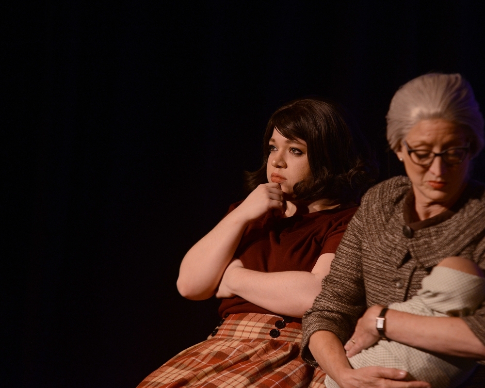 "Mama's Boy" was presented to a socially-distanced audience this spring. (Courtesy Stageworks Theatre)