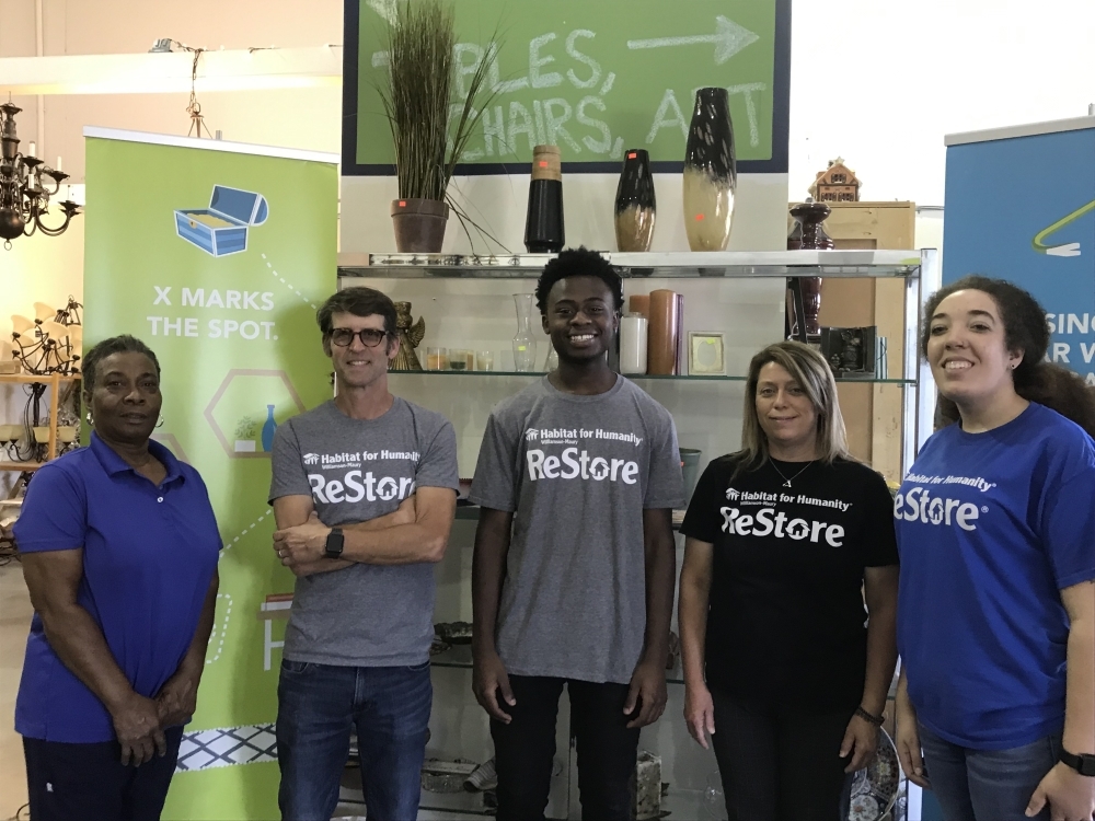 Habitat for Humanity ReStore has been in the Franklin area since 2005 and supports the creation of affordable housing, said ReStore Director Ansel Rogers (second from left). (Photos by Wendy Sturges/Community Impact Newspaper)