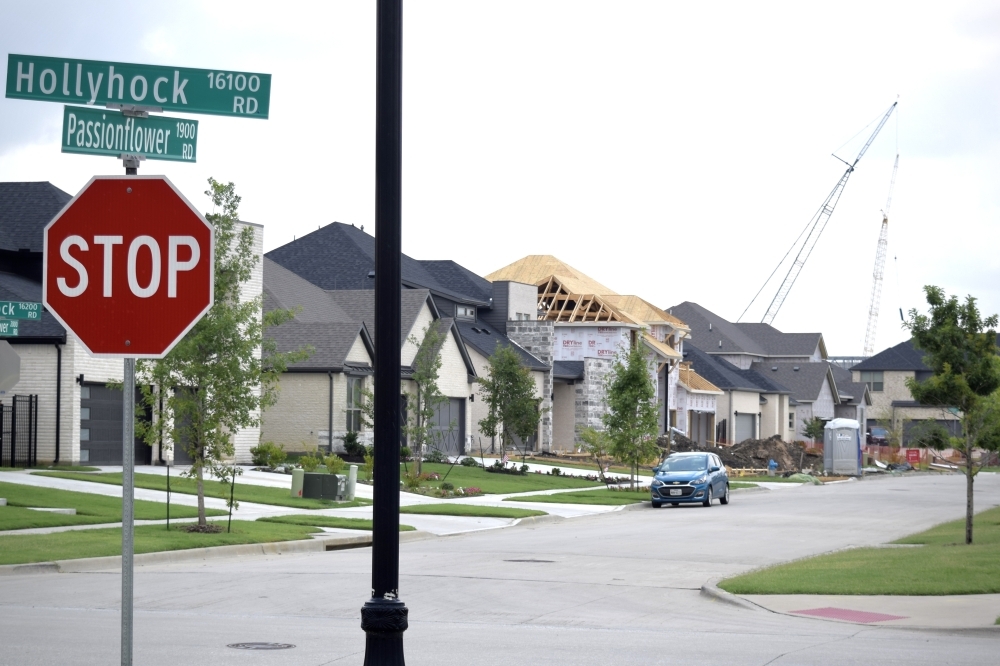 This year’s single-family housing permits in Frisco already rival total 2020 numbers, according to city data. Some local builders are working at breakneck speeds chasing demand with limited and increasingly costly supplies. (Matt Payne/Community Impact Newspaper)