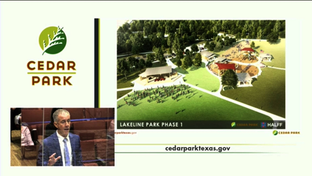 Cedar Park City Council approved the park’s master plan in December 2018 after conducting public meetings and online surveys. (Screenshot courtesy city of Cedar Park)