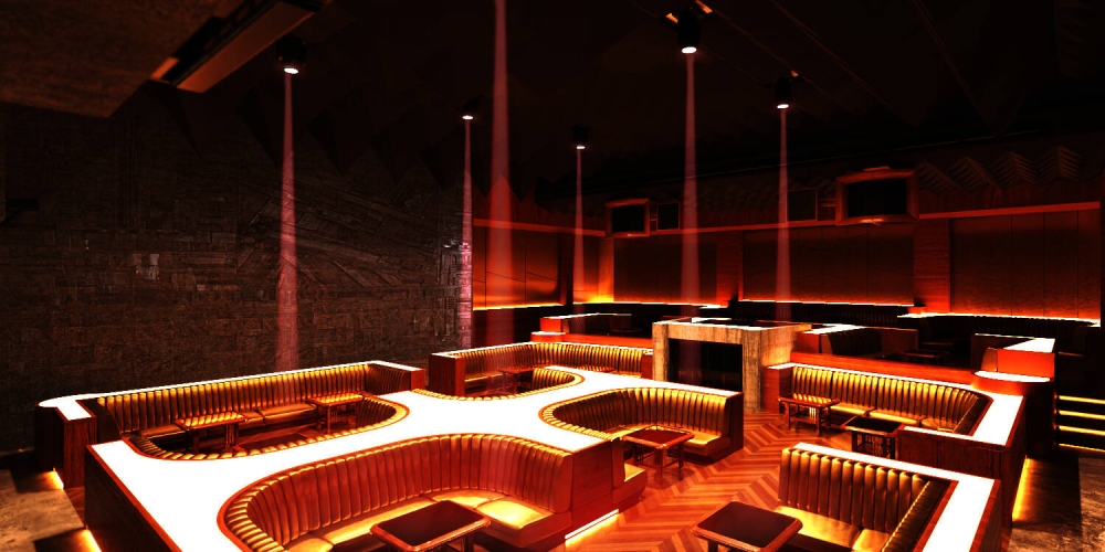 A rendering of the Wyld Chld nightclub that will open in the Washington Corridor in the fall. (Courtesy Sekai Hospitality)