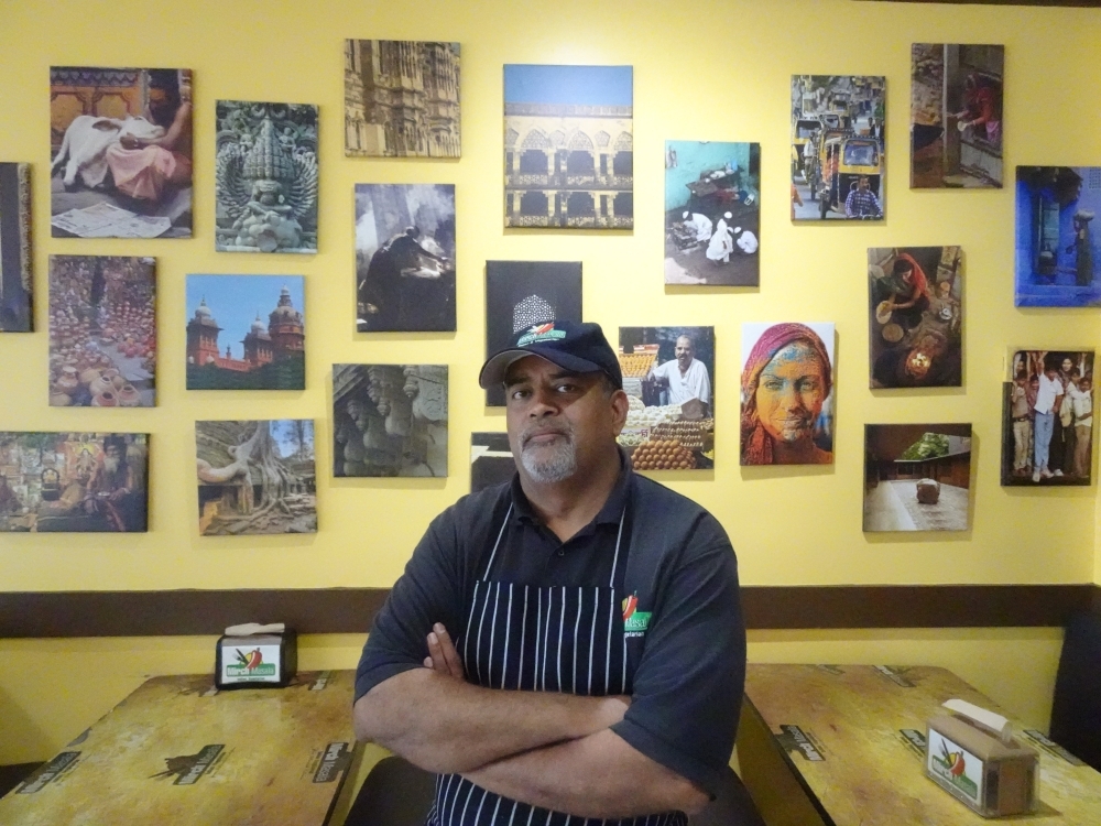 General Manager Chirag Patel opened Mirch Masala in 2011. (Emily Jaroszewski/Community Impact Newspaper)