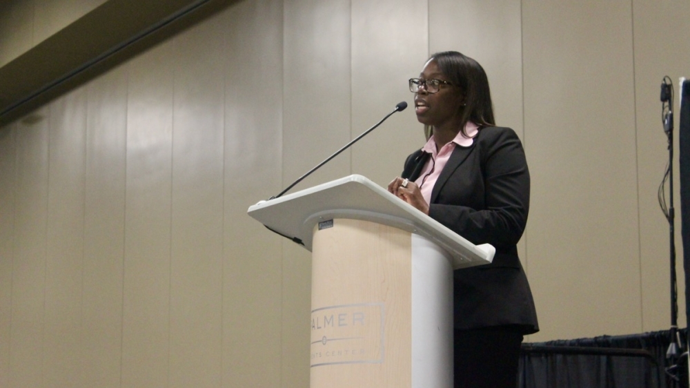 Emada E. Tingirides, deputy chief with the Los Angeles Police Department. (Ben Thompson/Community Impact Newspaper)