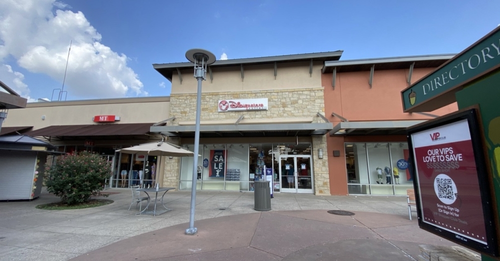 The Round Rock Premium Outlets Disney Store location will be closing on or before Sept. 15, according to the company. (Brooke Sjoberg/Community Impact Newspaper)