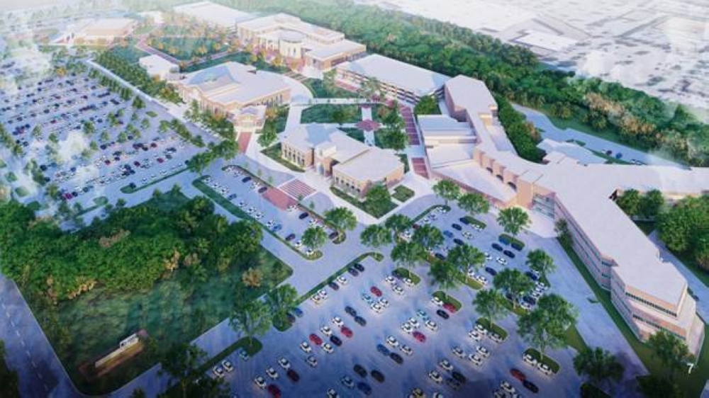 Renovations are taking place at the Collin College McKinney campus. (Rendering courtesy Collin College)