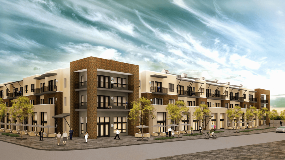 The Magnolia on Oak Street boutique apartment complex will open by Oct. 1. (Rendering courtesy Magnolia on Oak Street)