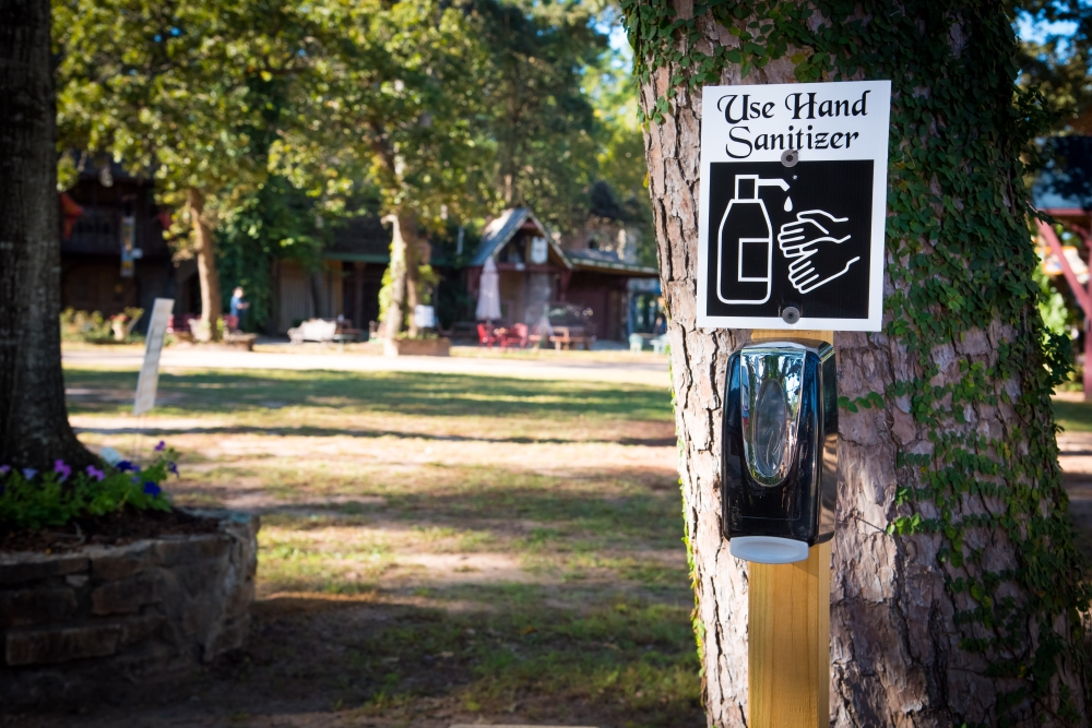 Festival grounds include 190 hand-sanitizing stations. (Courtesy Texas Renaissance Festival)