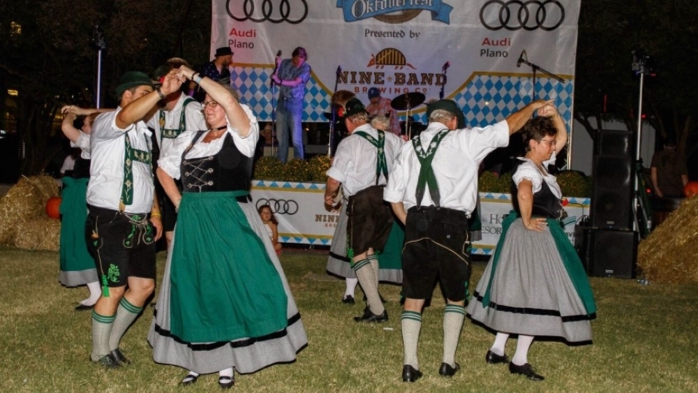Frisco Oktoberfest attendees can relax in the Biergarten, browse the local businesses and participate in games. (Courtesy SBG Hospitality)