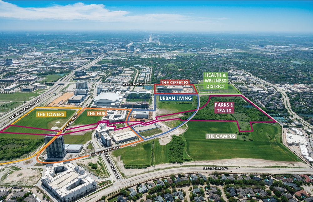 Frisco Station's Health and Wellness District will be adjacent to The Star. (Courtesy Cambridge Holdings)