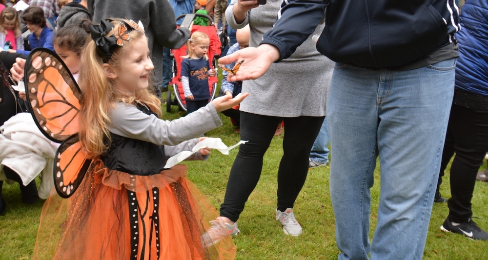 Visitors are encouraged to dress up for the butterfly-themed occasion. (Courtesy Grapevine Convention & Visitors Bureau)