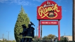 La Hacienda Ranch sign