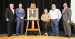 CISD board President Skeeter Hubert and Superintendent Curtis Null spoke about the significance of the new school during the ceremony before Ruben W. Hope III addressed the audience and shared stories about his father. (Courtesy Conroe ISD)
