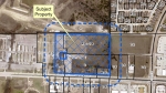 A new project would bring office, retail and multifamily housing to US 380 and Hardin Boulevard. (Illustration courtesy city of McKinney)