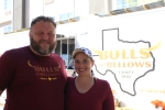 Steve and Michelle Mims started their food truck Bulls and Bellows BBQ in May. (Chandler France/Community Impact Newspaper)