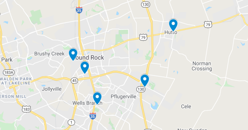 The following commercial projects have been filed through the Texas Department of Licensing and Regulation. (Screenshot courtesy Google Maps)