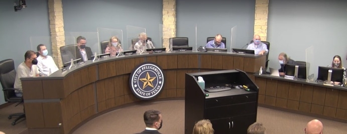 Pflugerville City Council discussed contracting with a private emergency services company during a special called Oct. 30 meeting. (Screenshot via city of Pflugerville)