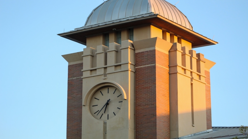 Keller Town Hall clocktower