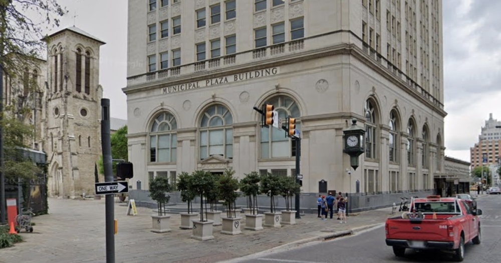 The City Hall complex will house two of 10 public meetings where San Antonio residents can give ideas for using American Rescue Plan Act money in response to the COVID-19 pandemic. (Courtesy Google Streets)