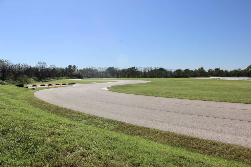 Aspects of the front portion of the Driveway course were modeled after Ferrari's Fiorano Circuit in Italy, Dollahite said. (Ben Thompson/Community Impact Newspaper)