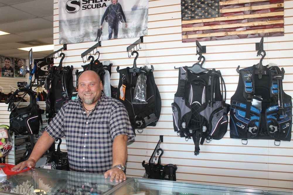Jahn McGrath has been a certified diver for more than 30 years. He hopes to make the sport accessible to families and people of all abilities. (Colleen Ferguson/Community Impact Newspaper)