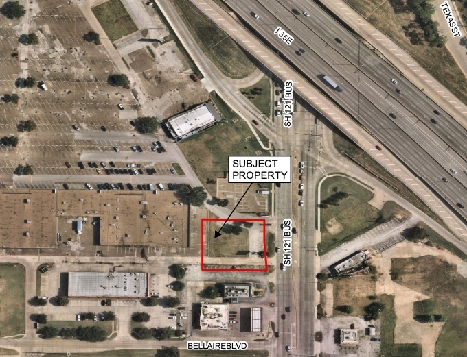 This map shows the location of Scooter's Coffee that will be constructed in Lewisville. (Courtesy city of Lewisville)