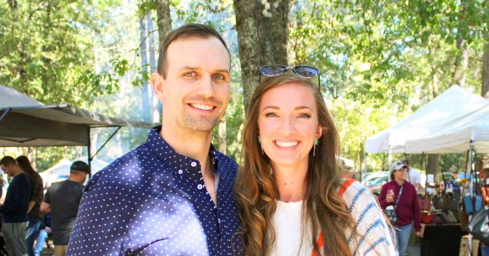 Husband and wife Brad and Christina Terry serve as the chief financial officer and CEO of Texas Artisan Markets, respectively. (Hannah Zedaker/Community Impact Newspaper)