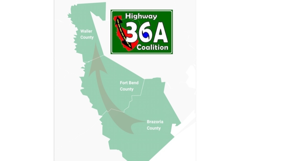 The Hwy. 36A project is one checkpoint away from being added to the Houston-Galveston Area Council’s 2045 Regional Transportation Plan. (Courtesy Highway 36A Coalition)