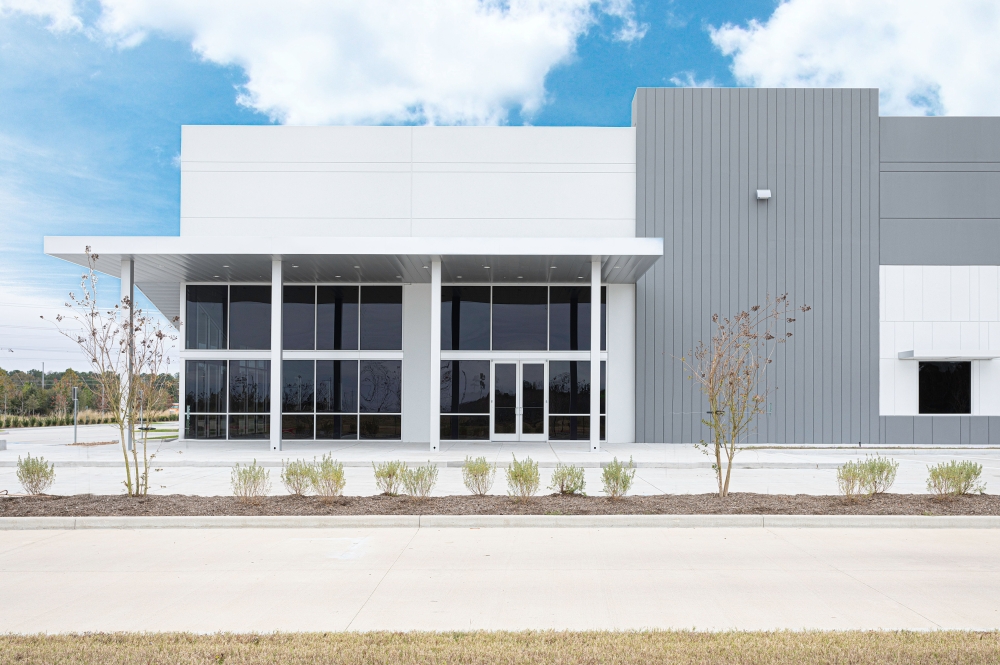 Unify Energy Solutions is set to open a 39,930-square-foot facility in Generation Park’s Lockwood Business Park in March 2022. (Rendering courtesy McCord Development)