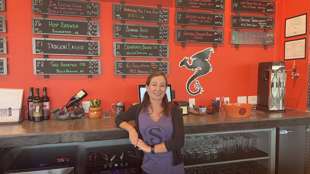 Jennifer Gallego, Tap Dragon Craft Beer & Wine Bar interiror