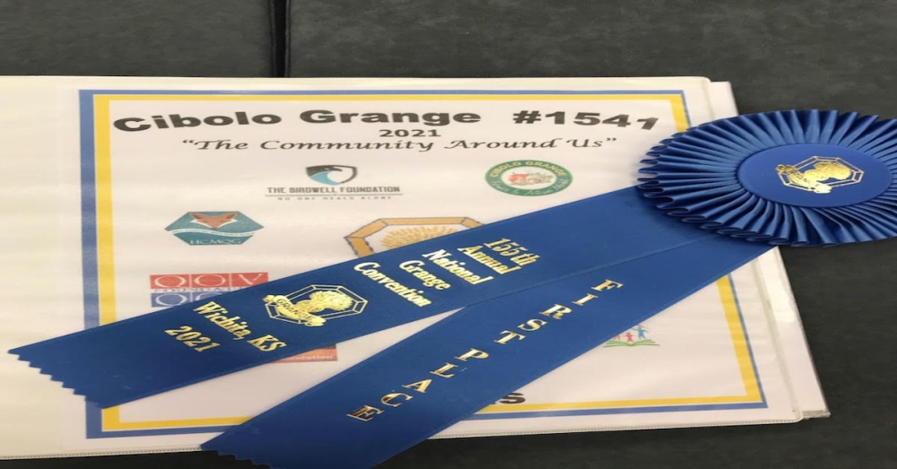 Cibolo Grange No. 1541 won first place at the National Grange Competition for their book detailing volunteer work and activities. (Courtesy Cibolo Grange No. 1541)