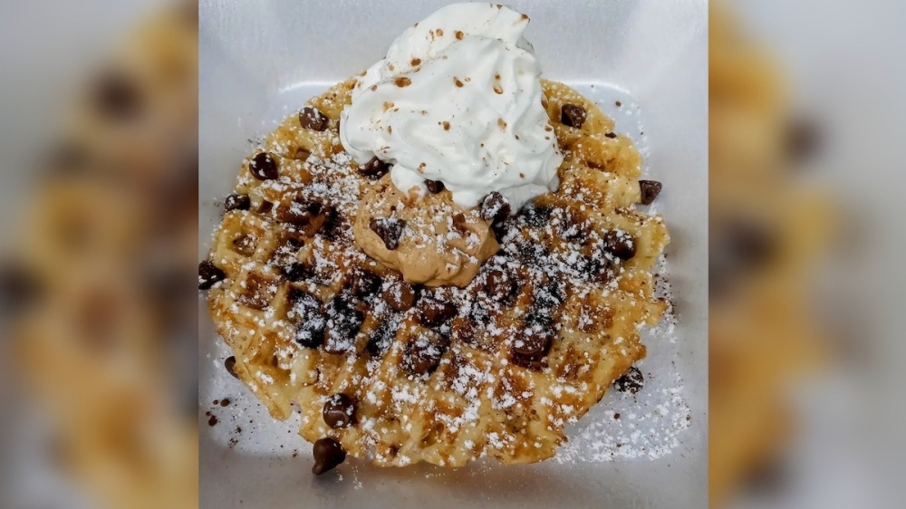 Dessert waffles at CK's Kitchen With An Attitude are gluten-free and prepared in their own area. (Courtesy CK's Kitchen With An Attitude) 