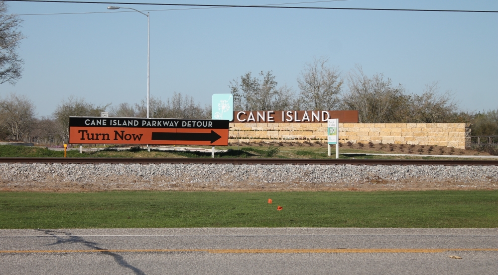 The company will be building new homes in Cane Island, a gated community. (Laura Aebi/Community Impact Newspaper)