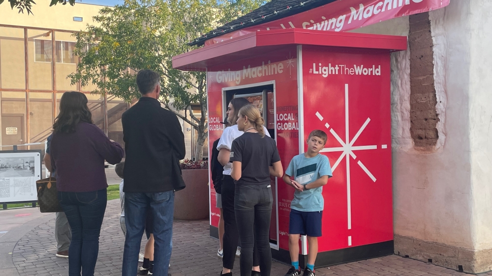 Light the World Giving Machines