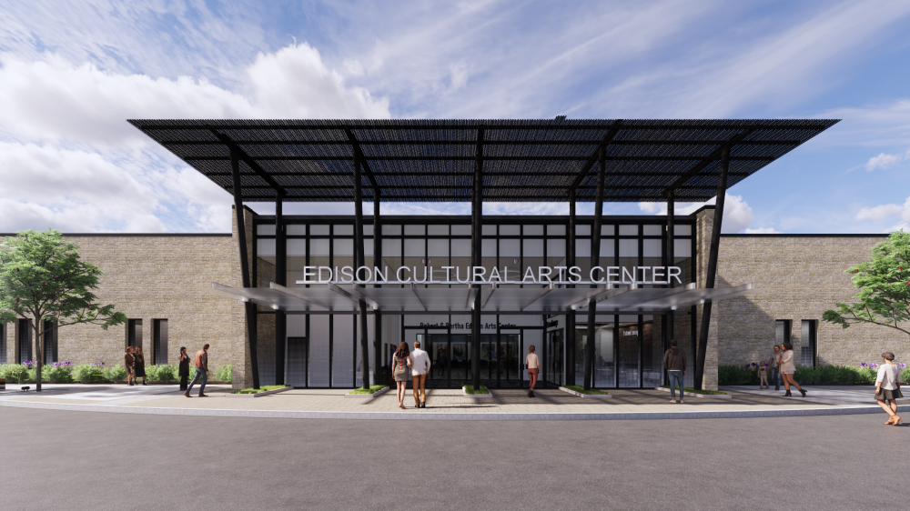 Construction on a new mixed-use district that will transform Missouri City’s Willowridge 1980s-era retail center has now begun and is expected to be completed by the end of 2022. (courtesy Edison Center)